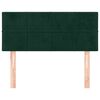 vidaXL Kopfteil Dunkelgrün 100x5x78/88 cm Samt