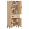 vidaXL Highboard Sonoma-Eiche 69,5x34x180 cm Holzwerkstoff