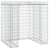 vidaXL Gabionen-M&uuml;lltonnenbox 110x91x120 cm Verzinktes Eisen