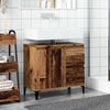 vidaXL Waschbeckenunterschrank Altholz-Optik 65x33x60 cm Holzwerkstoff