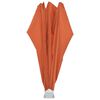 vidaXL Faltbarer Terrassen-Seitenf&auml;cher Terracotta-Rot 160 cm