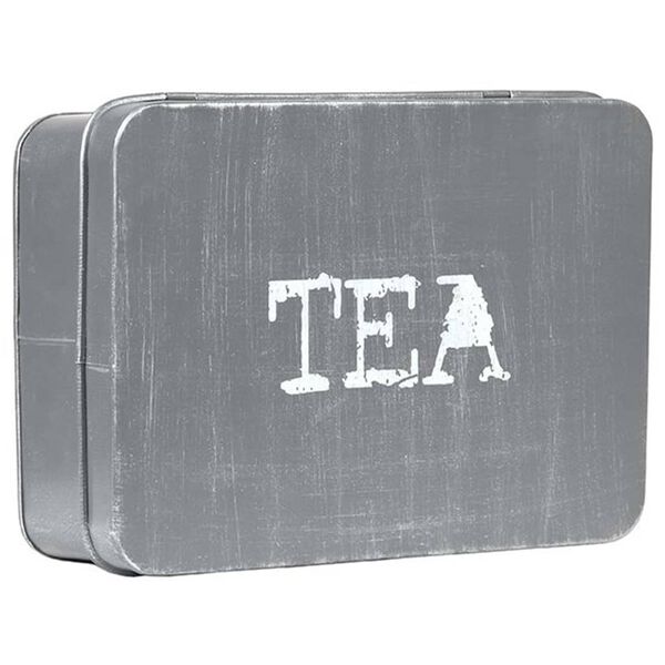 LABEL51 Teebox 27x19x8 cm Antik Grau