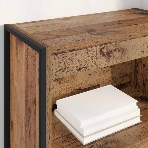vidaXL B&uuml;cherregal Altholz 80 x 30 x 155 cm Holzwerkstoff