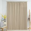 vidaXL Verdunkelungsvorhang mit Haken Beige 290 x 245 cm