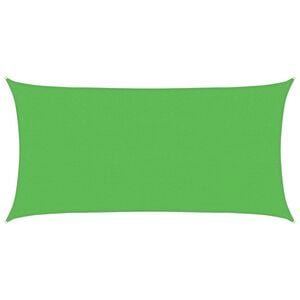 vidaXL Sonnensegel 160 g/m&sup2; Rechteckig Hellgr&uuml;n 2x3,5 m HDPE