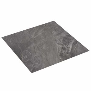 vidaXL Selbstklebende Bodenplanken 30,5 x 30,5 cm 20 pcs PVC Schwarz