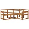 vidaXL Outdoor-Sofagarnitur 4 pcs Natur Massivholz Akazie