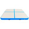 vidaXL Aufblasbare Gymnastikmatte mit Pumpe 200x200x10 cm PVC Blau