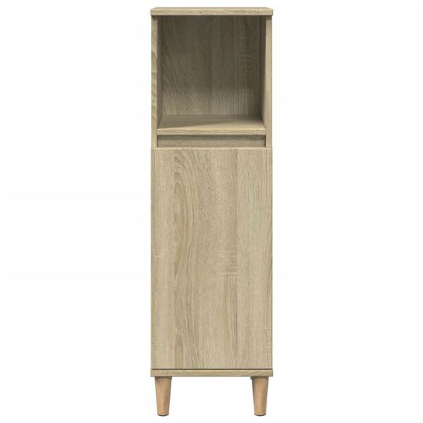 vidaXL Badschrank Sonoma-Eiche 30x30x100 cm Holzwerkstoff