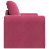 vidaXL Schlafsofa Weinrot 98 x 71 x 83 cm Samt
