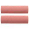 vidaXL 2-Sitzer-Sofa mit Kissen Rosa 120 cm Samt