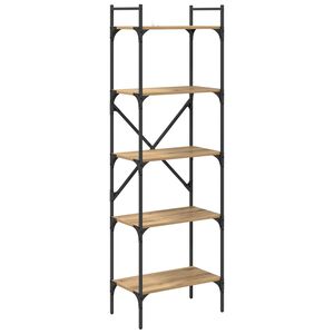 vidaXL B&uuml;cherregal 5 Ebenen 56 x 32 x 174 cm Holzwerkstoff