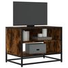 vidaXL TV-Schrank Räuchereiche 61x40x46 cm Holzwerkstoff und Metall