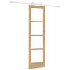 vidaXL Schiebet&uuml;r ORKDAL 61 x 198,5 cm Massivholz Kiefer und Glas