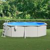 vidaXL Pool mit Sicherheitsleiter 490x360x120 cm