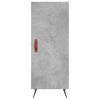 vidaXL Highboard Betongrau 34,5x34x180 cm Holzwerkstoff