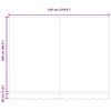 vidaXL Einziehbare Markise Wei&szlig; 350 x 250 cm Polyester und Aluminium