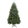vidaXL Künstlicher Weihnachtsbaum Grün 240 cm PVC und Metall