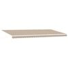 vidaXL Einziehbare Markise Beige 600 x 300 cm Polyester und Aluminium