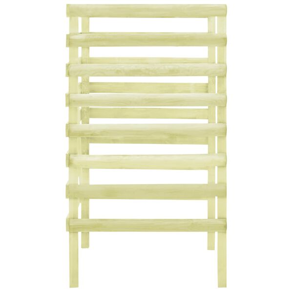 vidaXL M&uuml;lltonnenbox 1 Tonne 70x80x150 cm Impr&auml;gniertes Kiefernholz