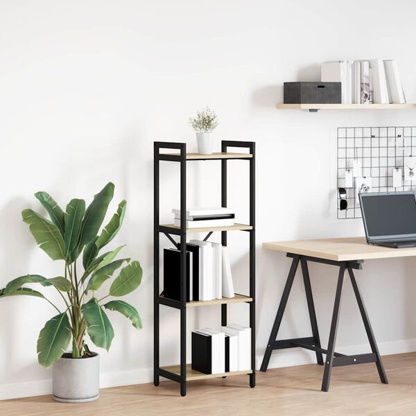 vidaXL B&uuml;cherregal Sonoma-Eiche 40 x 30 x 119 cm Holzwerkstoff