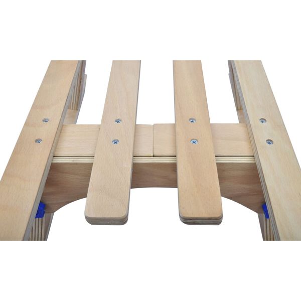 Schlitten Lehne R&uuml;ckenlehne Massivholz