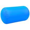 vidaXL Aufblasbare Gymnastik-Rolle mit Pumpe 100x60 cm PVC Blau