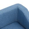 vidaXL Hundesofa Blau 85x50x39 cm Leinen