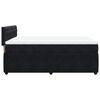 vidaXL Boxspringbett mit Matratze Schwarz 140x200 cm Samt