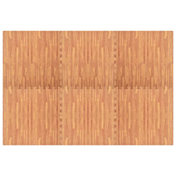 vidaXL Bodenmatten 6 Stk. Holzmaserung 2,16 m² EVA-Schaumstoff