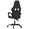 vidaXL Gaming-Stuhl Schwarz und Orange Kunstleder