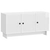 vidaXL TV-Schr&auml;nk Hochglanz Wei&szlig; 99 x 34,5 x 50 cm Holzwerkstoff