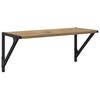 vidaXL Wandregale 2 pcs Artisan-Eiche 60 x 25 x 25,5 cm Holzwerkstoff