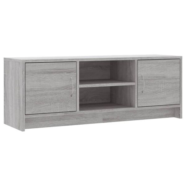vidaXL TV-Schrank Grau Sonoma 102x30x37,5 cm Holzwerkstoff