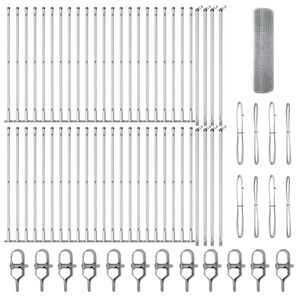 vidaXL Zaunpfosten Silber