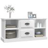 vidaXL TV-Schrank Hochglanz-Wei&szlig; 99,5x35,5x48 cm Holzwerkstoff