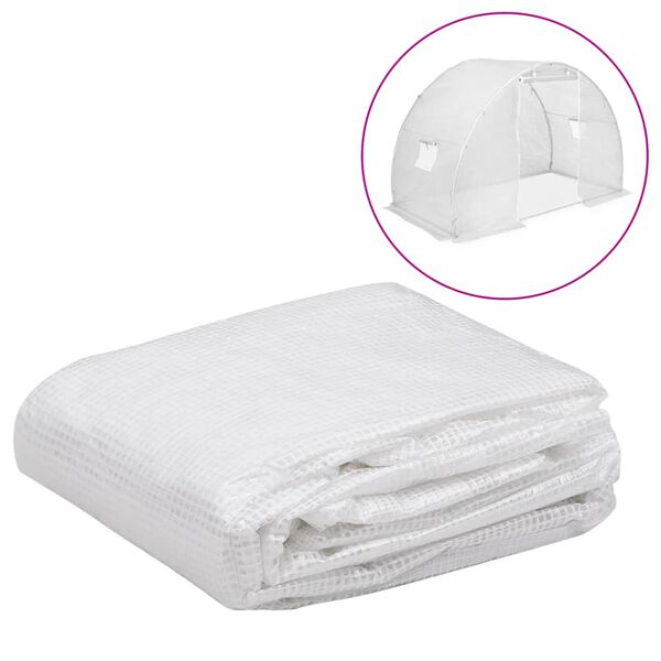 vidaXL Ersatzabdeckung für Gewächshaus (4,5 m²) 3x1,5x2 m Transparent