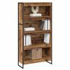 vidaXL B&uuml;cherregal 2 pcs Altholz 80 x 30 x 155 cm Holzwerkstoff