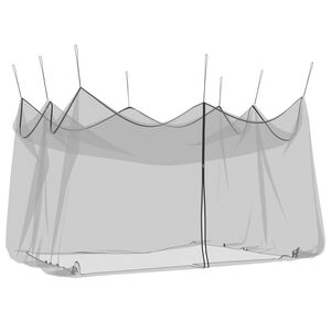 vidaXL Garten M&uuml;cken Netz 156 Mesh Schwarz 3 x 4,5 x 2,5 m Polyester