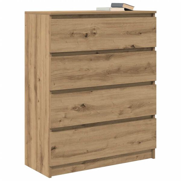 vidaXL Sideboard Artisan-Eiche 80x35x99 cm Holzwerkstoff