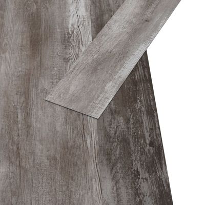 vidaXL PVC-Fliesen 5,02 m² 2 mm Selbstklebend Matt Holzbraun