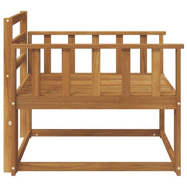 vidaXL Outdoor Mittelsofa Massivholz Akazie Natur