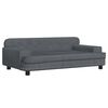 vidaXL Hundebett Dunkelgrau 90x53x30 cm Samt