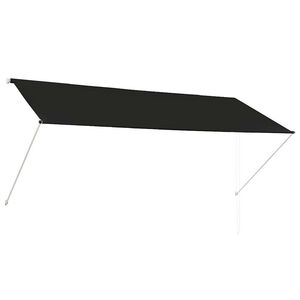 vidaXL Einziehbare Markise 300&times;150 cm Anthrazit
