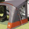 vidaXL Caravan Zelt mit Dach Grau und Orange 410 x 275 x 245 cm