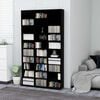 vidaXL CD-Schrank Schwarz 102x23x177,5 cm Holzwerkstoff