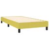vidaXL Boxspringbett mit Matratze & LED Gr&uuml;n 90x200 cm Stoff