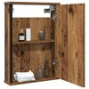 vidaXL Bad-Spiegelschrank Altholz-Optik 42x12x60 cm Holzwerkstoff