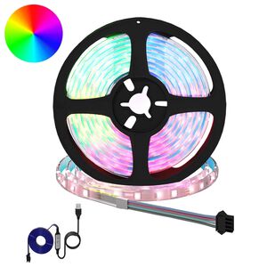 vidaXL LED Streifen 4 pcs Schwarz und Transparent 210 x 0,8 x 0,3 cm