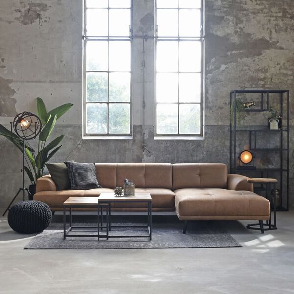 LABEL51 2-tlg. Couchtisch-Set Couple Holz/Schwarz